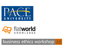 Pace University site Philosophy and Ethics of Wealth Inequality, Pace University, Flat World Knowledge, ethics workshop